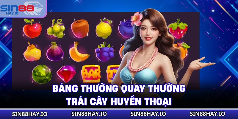 Nổ Hũ Trái Cây Vòng Quay Kỳ Diệu Hứa Hẹn Ngàn Niềm Vui Bảng thưởng quay thưởng trái cây huyền thoại