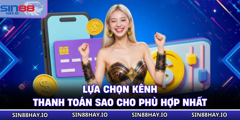 Nạp Tiền SIN88 Lựa chọn kênh thanh toán sao cho phù hợp nhất