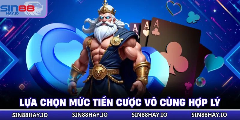 Nổ Hũ Mini Poker - Cách Để Quay Thưởng Lớn Tại SIN88 Lựa chọn mức tiền cược vô cùng hợp lý